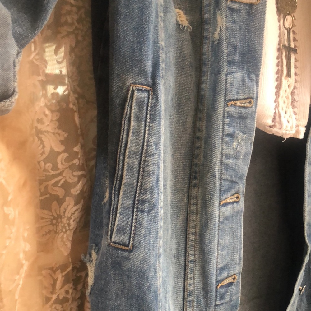 Duster Denim Jacket - image 6